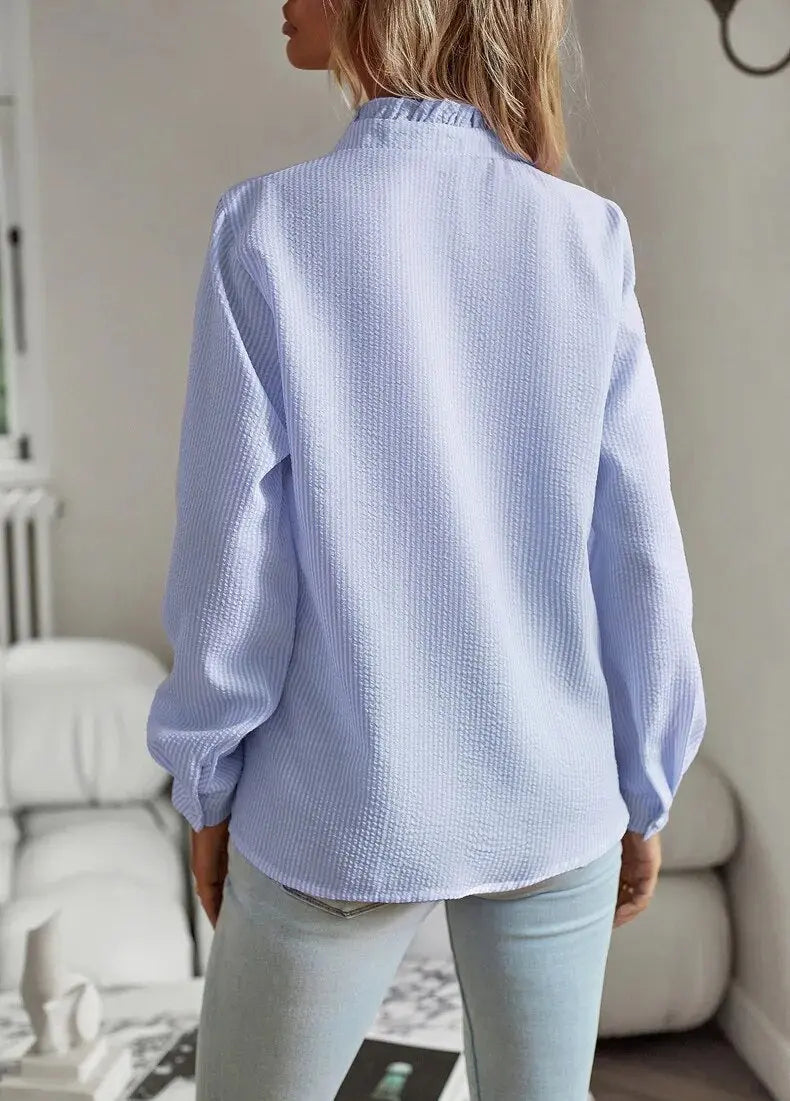 Lisbeth™ | Elegante langärmelige Bluse MOKKAKAI