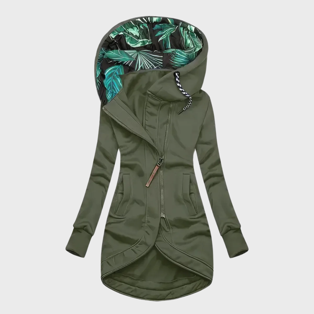 NORDALYA – Eleganter & Wärmender Wintermantel mit Kapuze MOKKAKAI