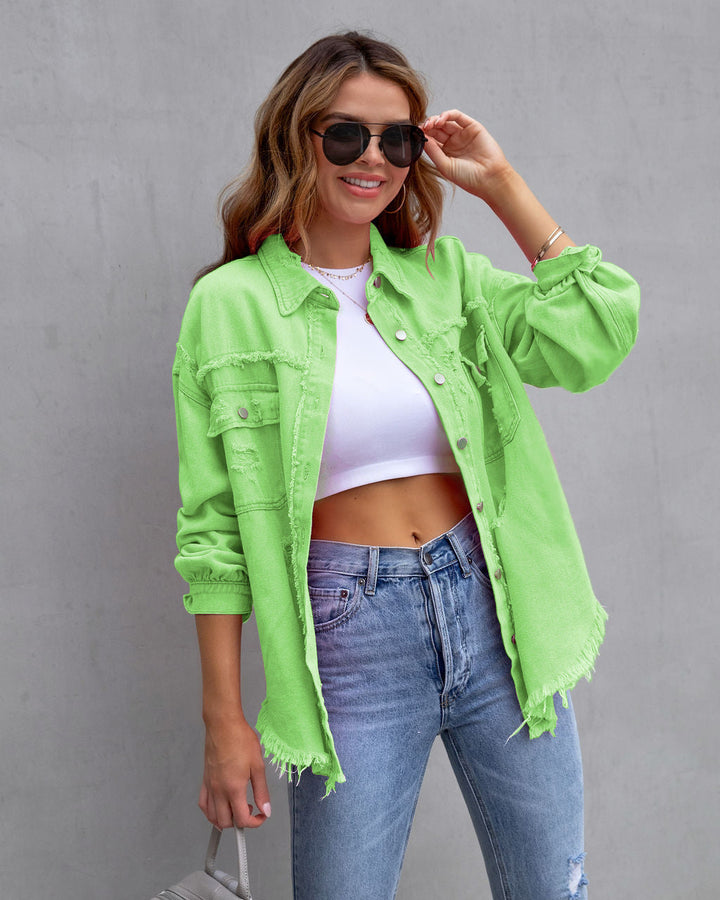 Revive™ | Denim Jeansjacke Damen MOKKAKAI