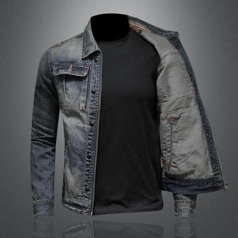 Carl | Retro-Denimjacke MOKKAKAI
