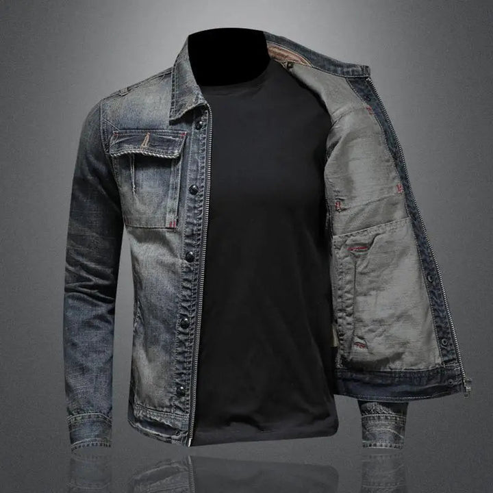 Carl | Retro-Denimjacke MOKKAKAI