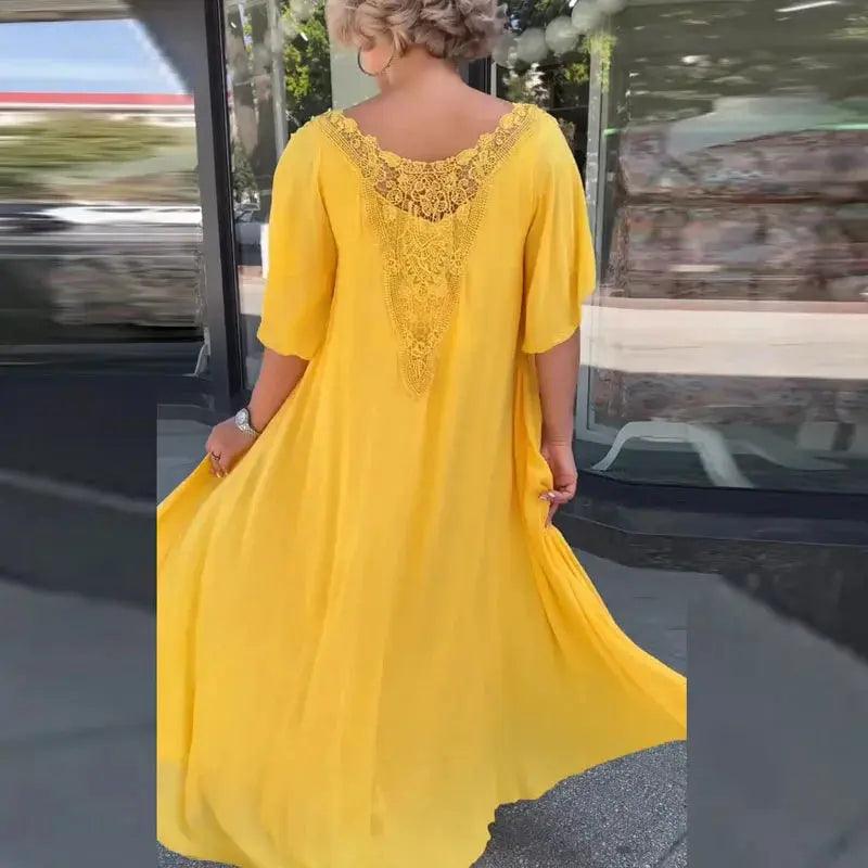 Lucia™ | Besticktes Kleid MOKKAKAI