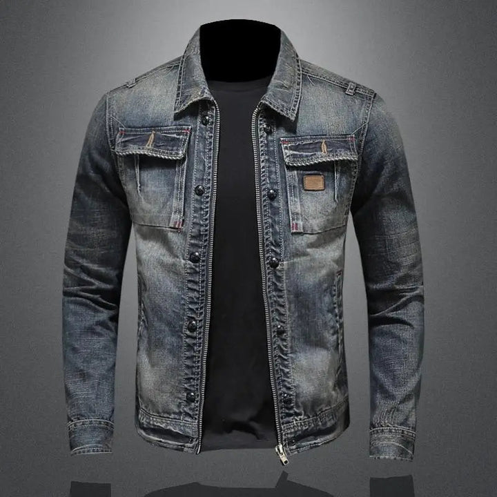 Carl | Retro-Denimjacke MOKKAKAI