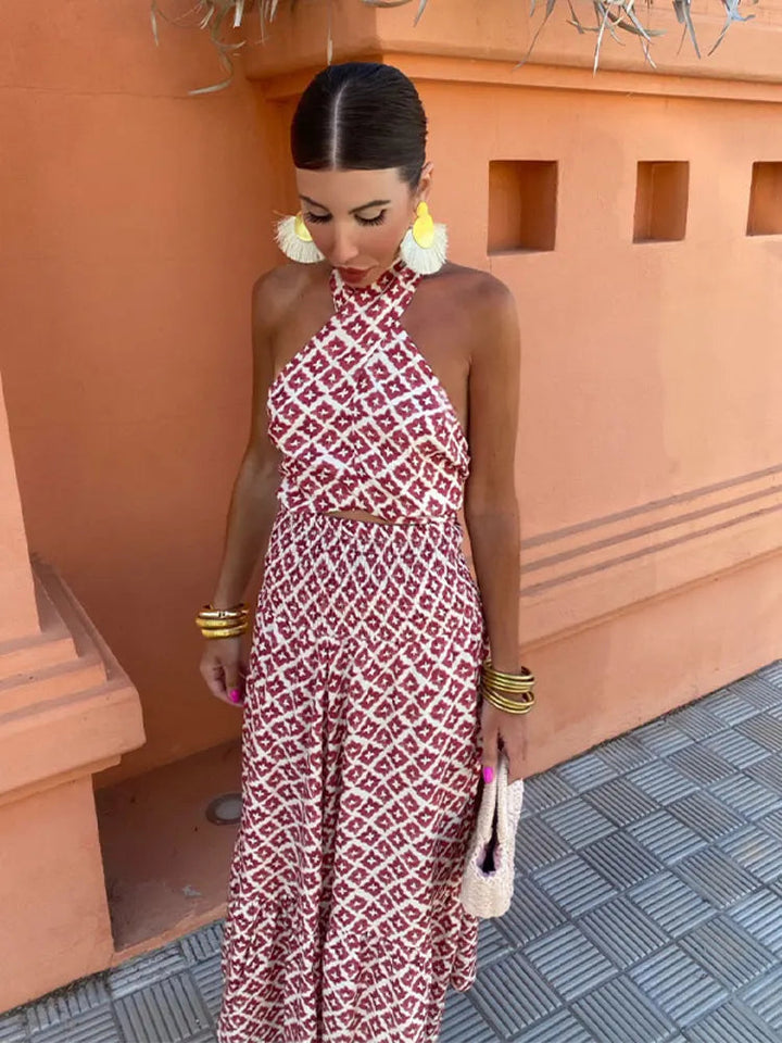 Mickay – Elegantes, Schulterfreies Midikleid mit Raffung MOKKAKAI