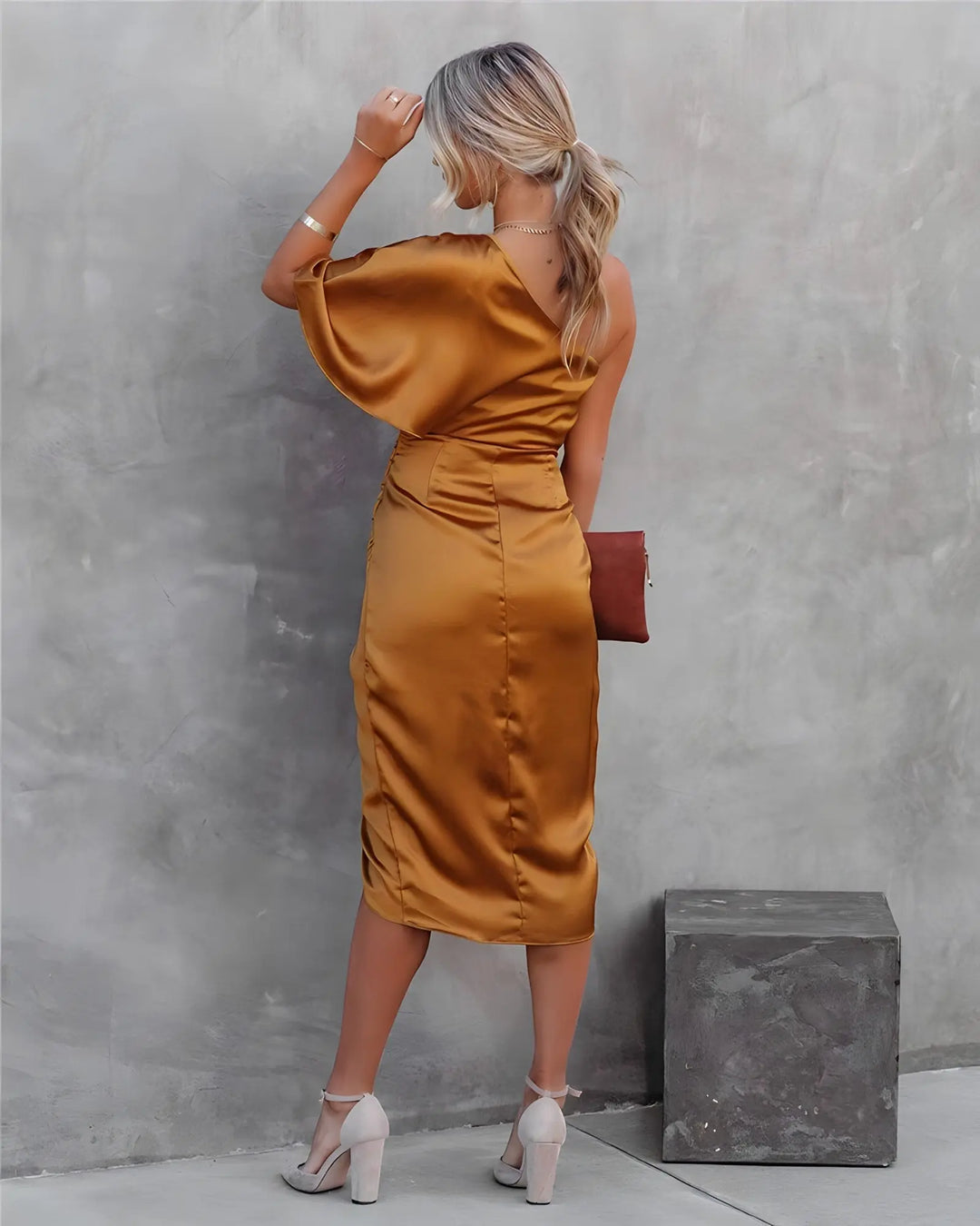 Allegra™ | Elegantes Partykleid aus Seide MOKKAKAI