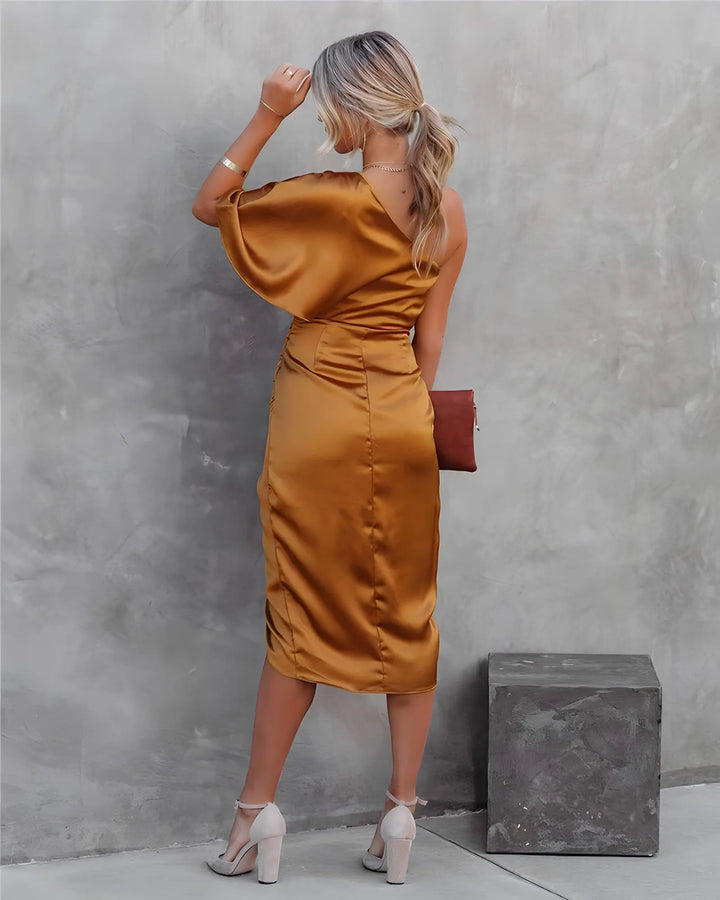 Allegra™ | Elegantes Partykleid aus Seide MOKKAKAI