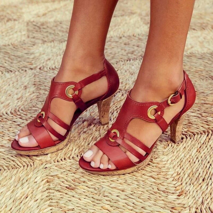 Kaith™ | Bequeme Sandaletten mit Absatz MOKKAKAI