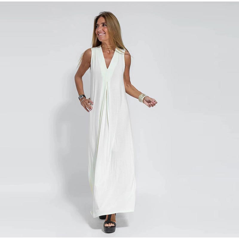 Leila™ | Elegantes langes Kleid + Gratis passender Cardigan MOKKAKAI