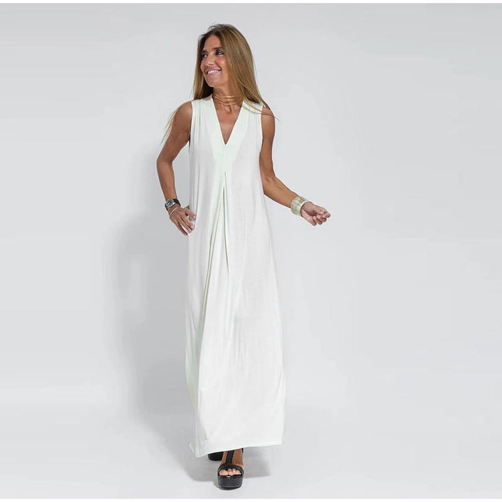 Leila™ | Elegantes langes Kleid + Gratis passender Cardigan MOKKAKAI