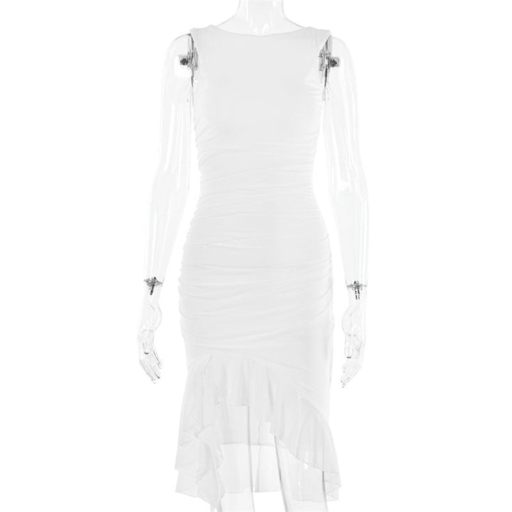 Rozz™ | Midi-Kleid mit Rüschen MOKKAKAI
