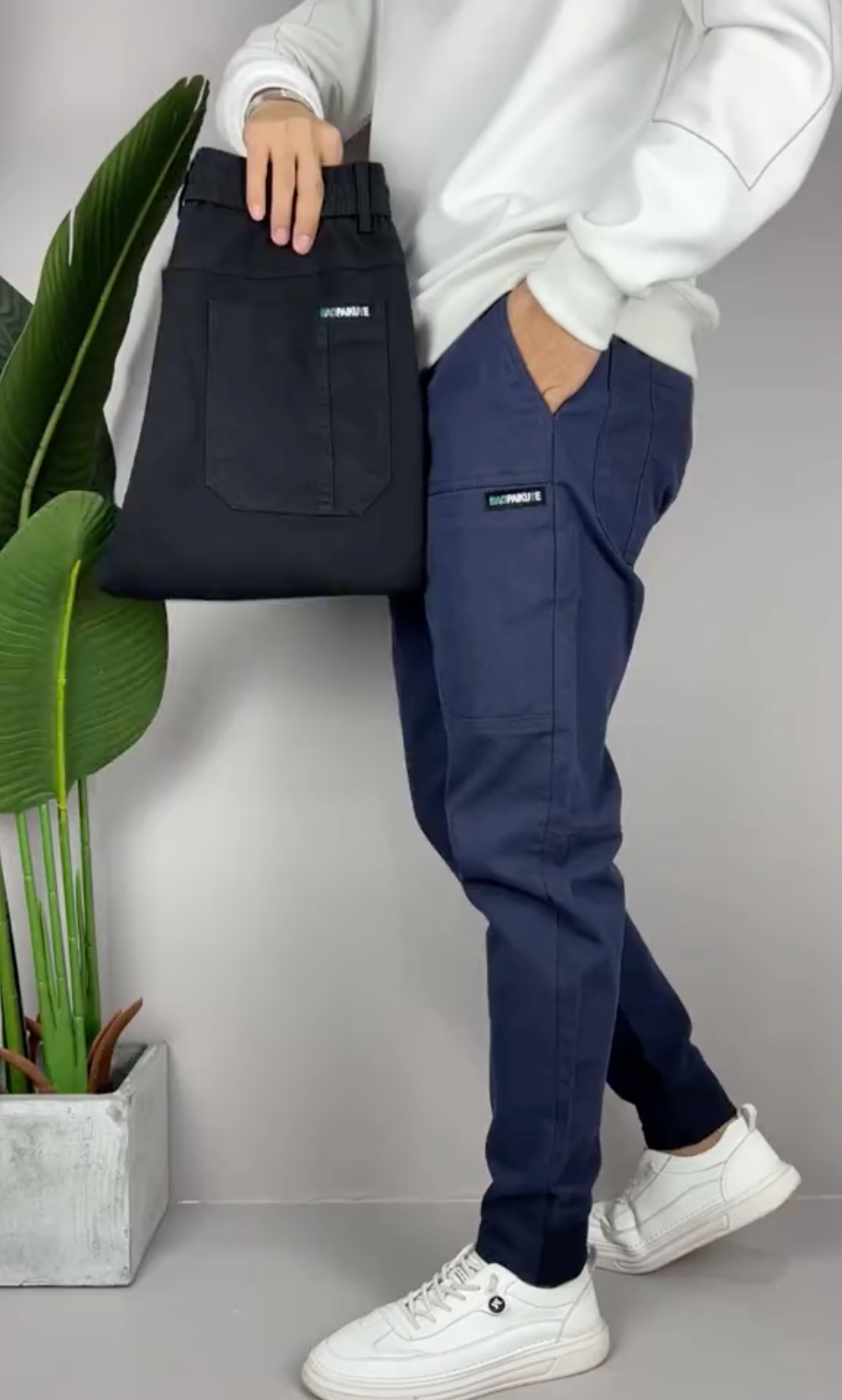 TOMMASO™ - PREMIUM STRETCH-CARGOHOSEN (1+1 GRATIS) MOKKAKAI