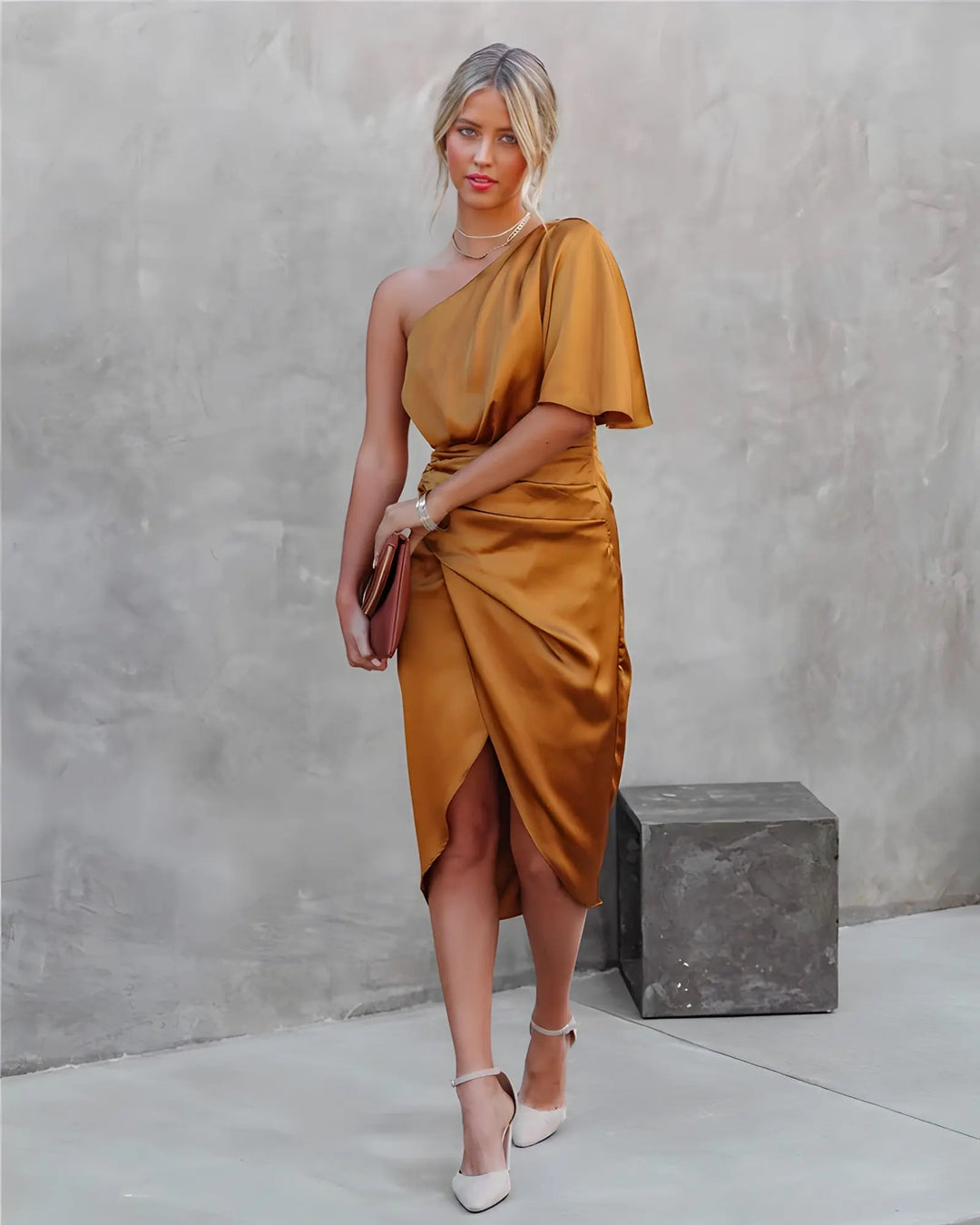Allegra™ | Elegantes Partykleid aus Seide MOKKAKAI