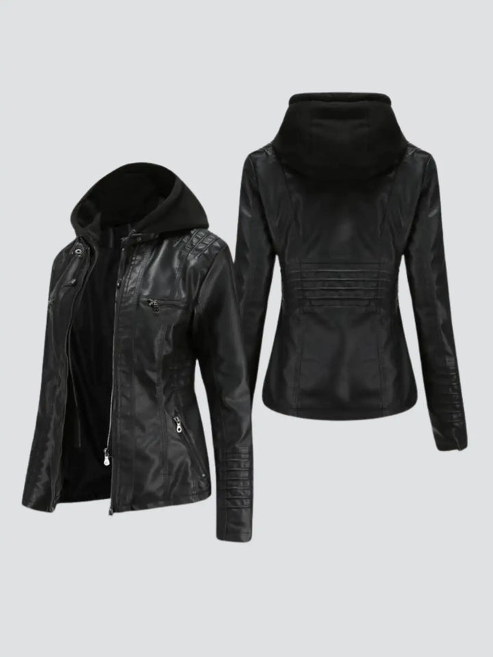 Kayla - Bequeme Lederjacke MOKKAKAI