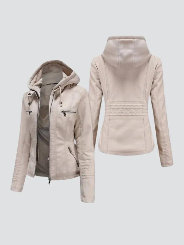 Kayla - Bequeme Lederjacke MOKKAKAI