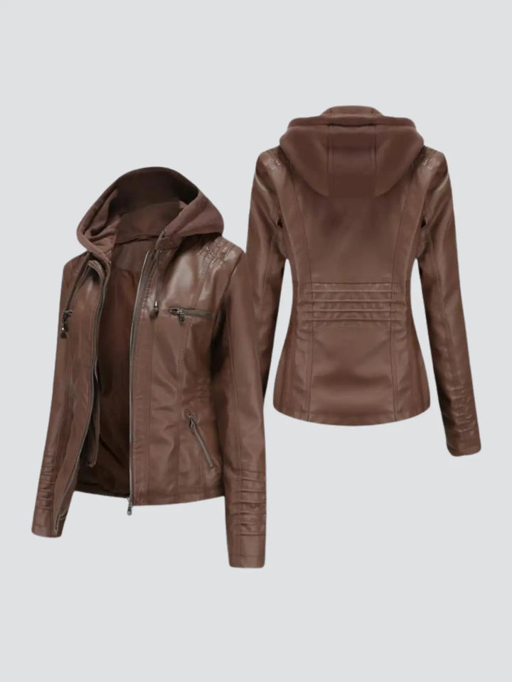 Kayla - Bequeme Lederjacke MOKKAKAI