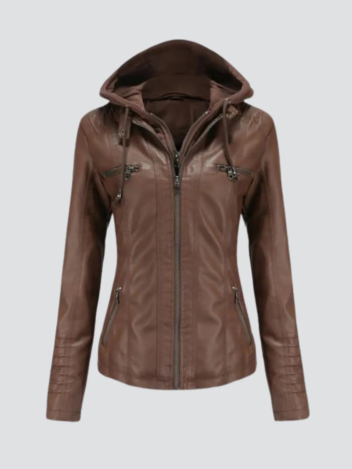 Kayla - Bequeme Lederjacke MOKKAKAI