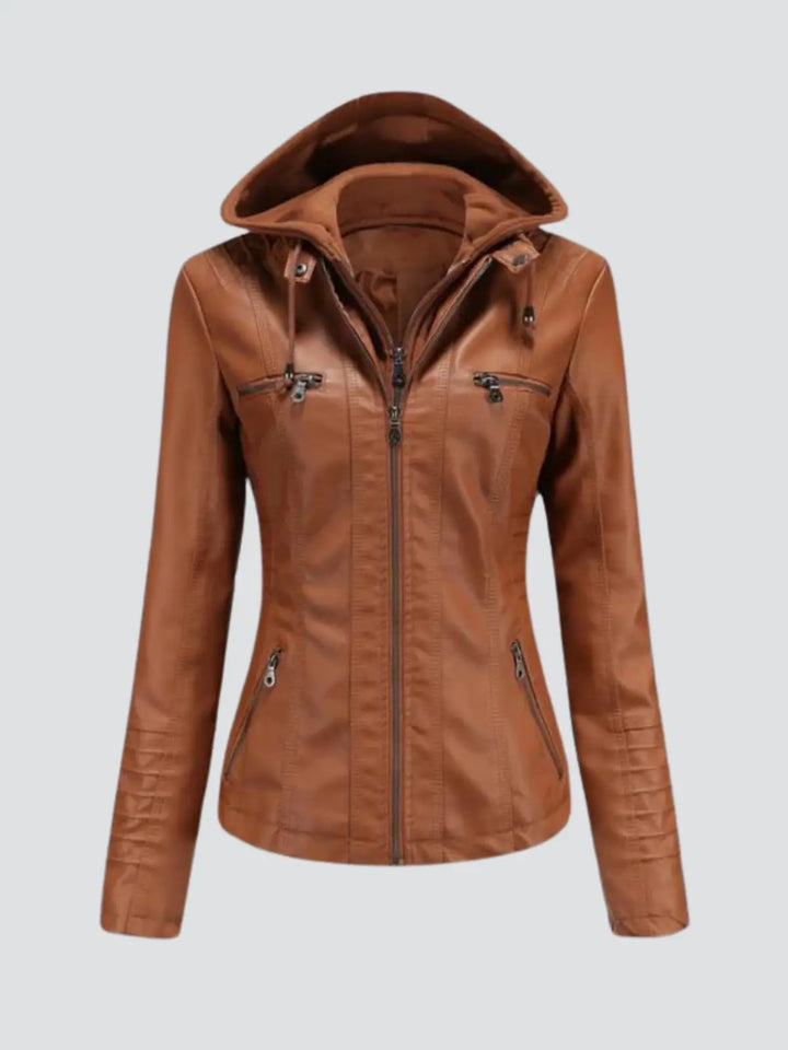 Kayla - Bequeme Lederjacke MOKKAKAI