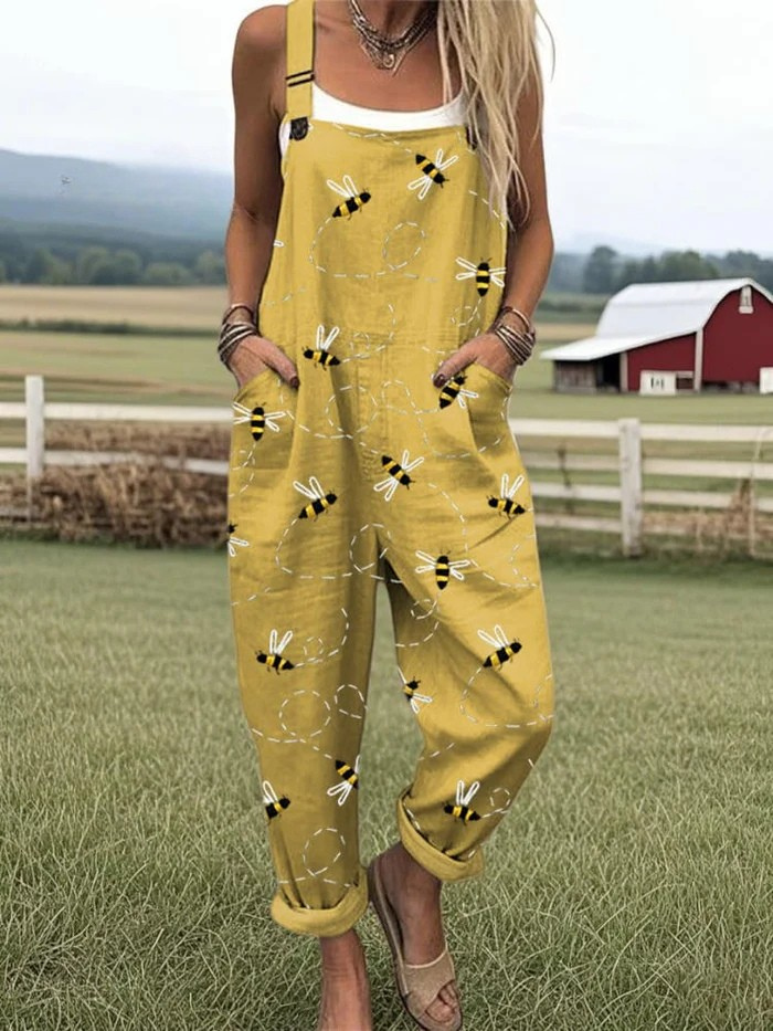 Marta | Künstlerischer Overall-Jumpsuit MOKKAKAI