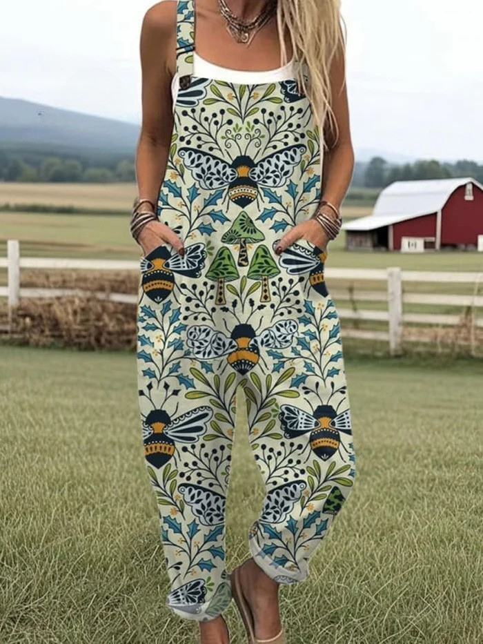 Marta | Künstlerischer Overall-Jumpsuit MOKKAKAI