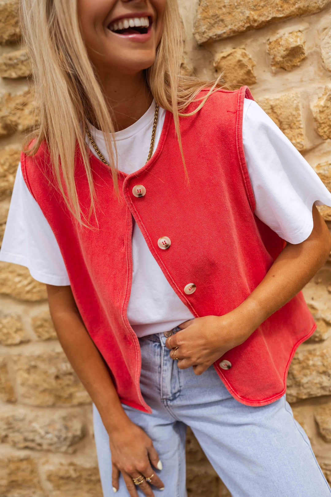 Lina™ – Di luftigi Sommerweste mit Stil MOKKAKAI