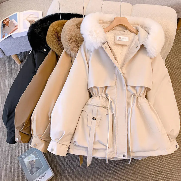 Armi™ - Elegante winterjas met bont MOKKAKAI