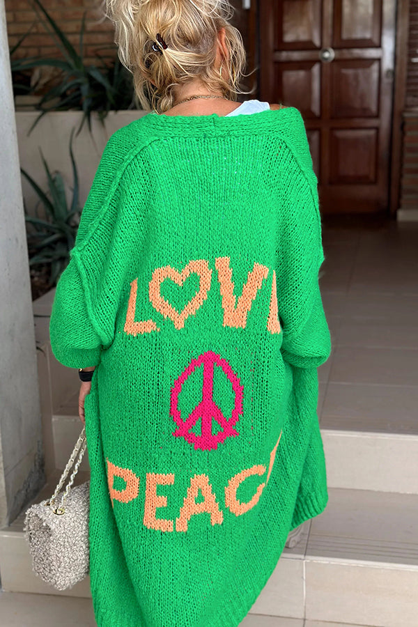 Bunte™ | Strickjacke "Love" MOKKAKAI