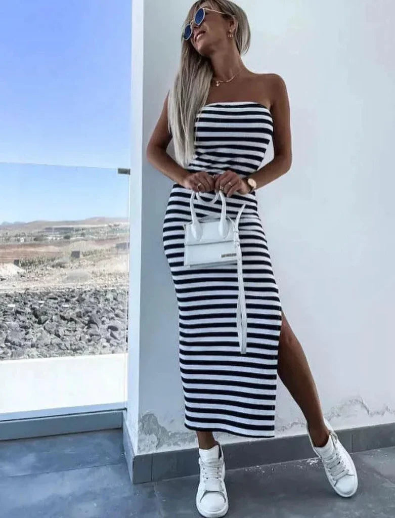 Tenny™ | Sommerkleid mit Streifen MOKKAKAI
