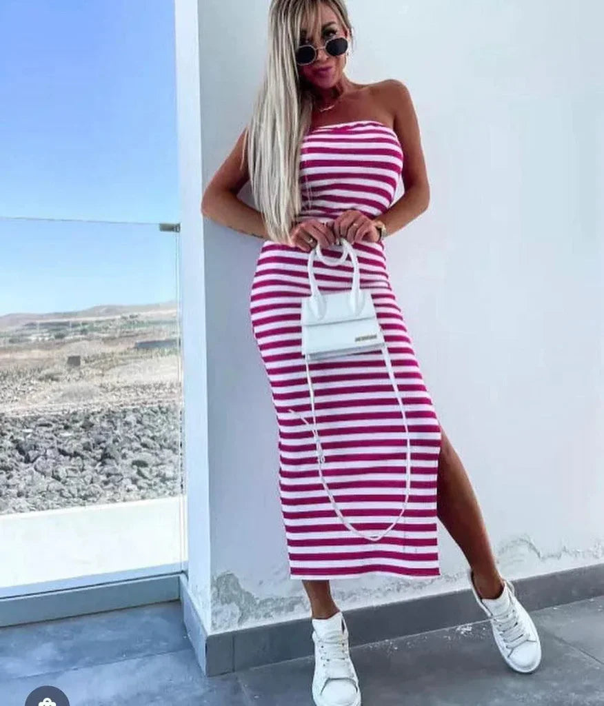 Tenny™ | Sommerkleid mit Streifen MOKKAKAI