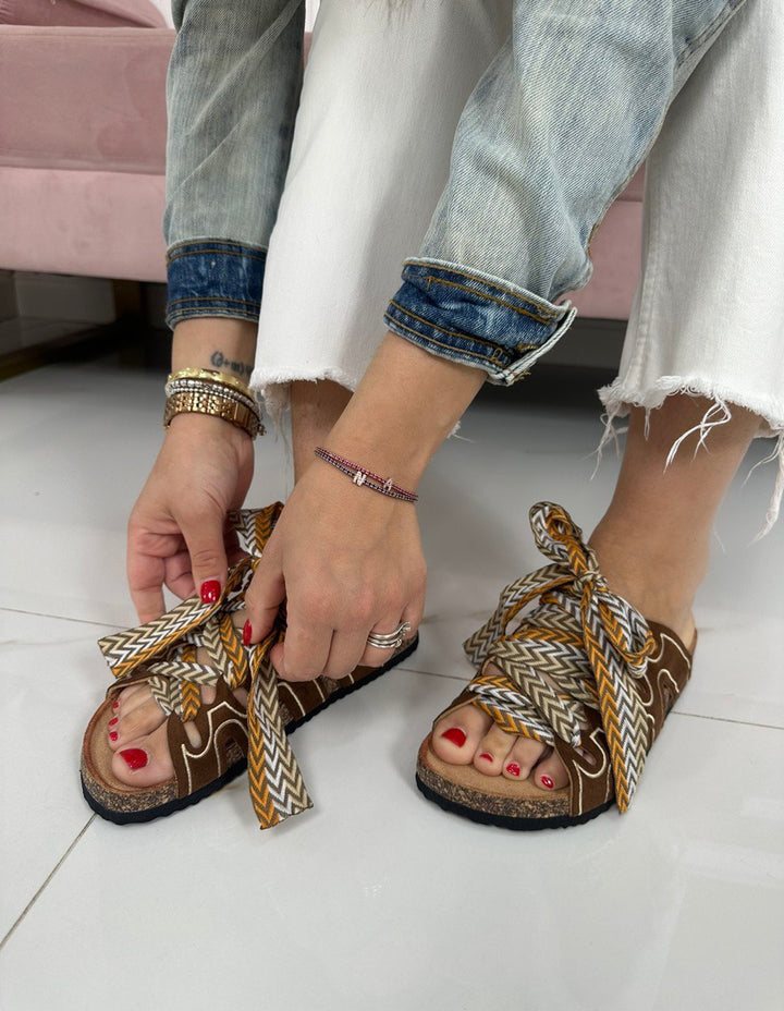 Juliet™ | Sandalen mit Textil-Schnürsenkeln – Ansicht 2
