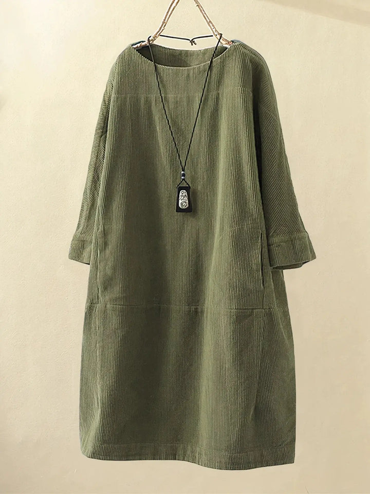 Amelia - Elegantes Herbstkleid MOKKAKAI