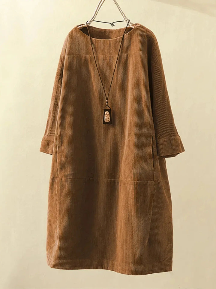 Amelia - Elegantes Herbstkleid MOKKAKAI