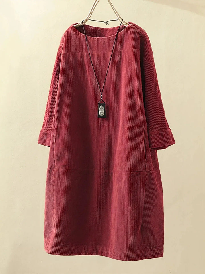 Amelia - Elegantes Herbstkleid MOKKAKAI