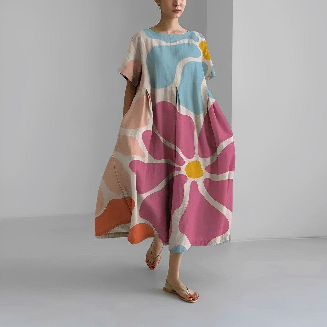 Rosa™ | Boho Blumenkleid MOKKAKAI