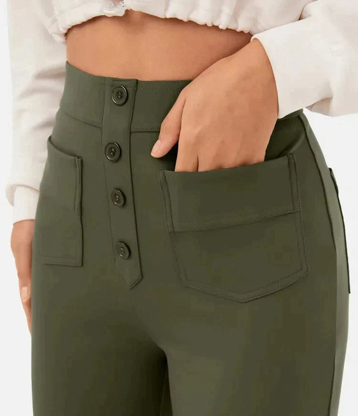 Elize™ | Elastische Damenhosen MOKKAKAI