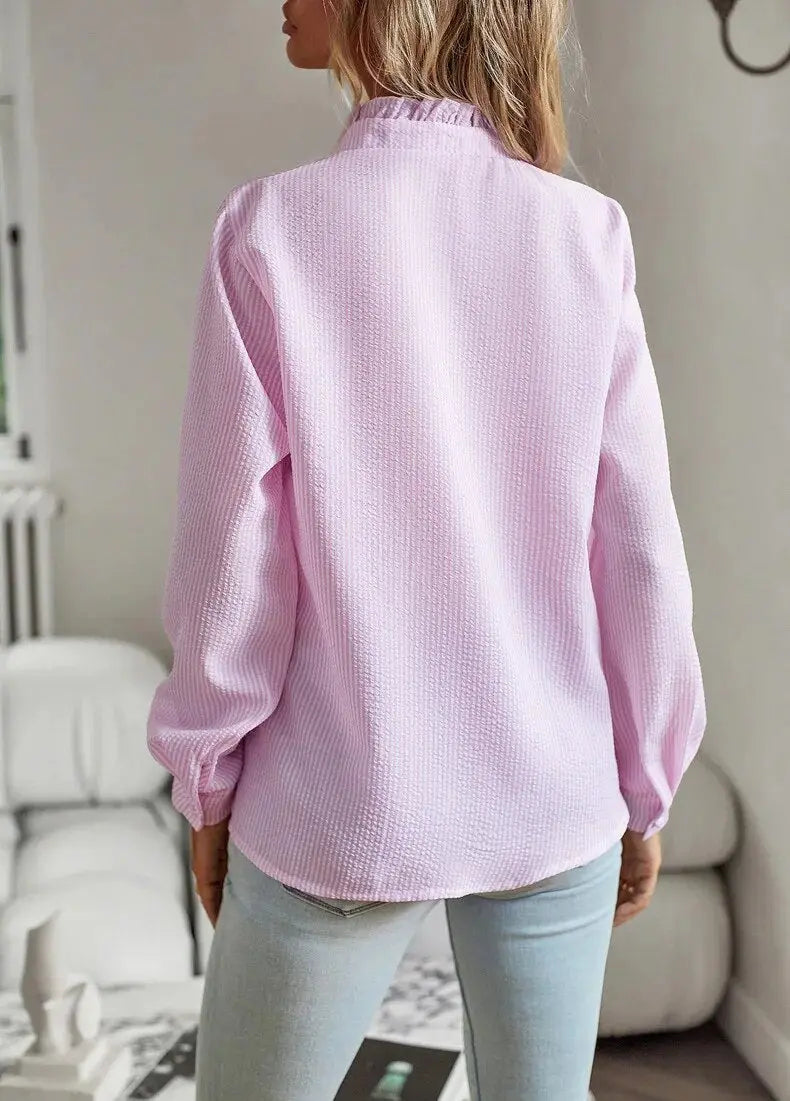 Lisbeth™ | Elegante langärmelige Bluse MOKKAKAI