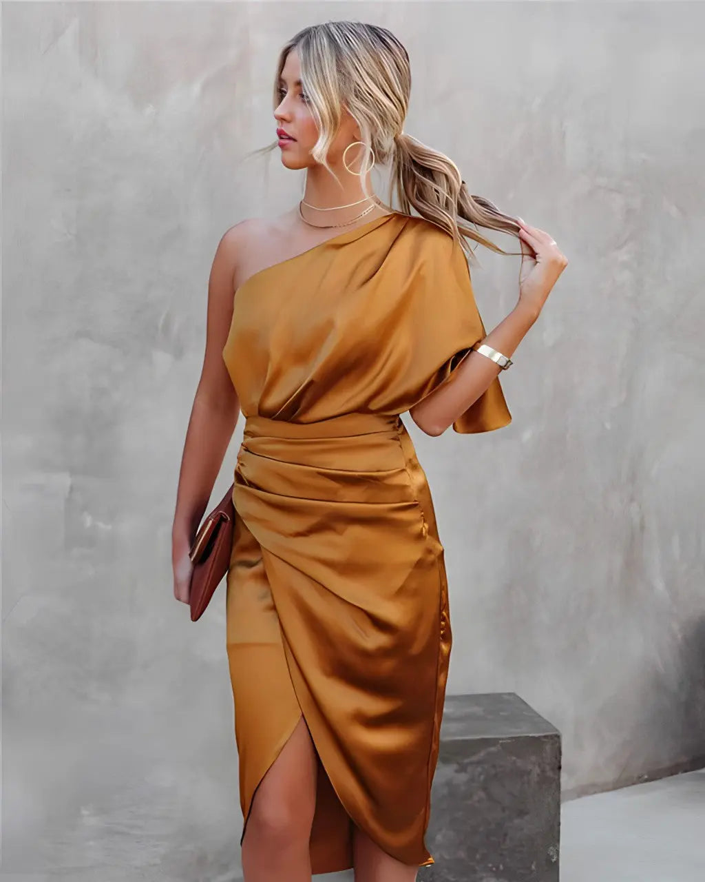 Allegra™ | Elegantes Partykleid aus Seide MOKKAKAI