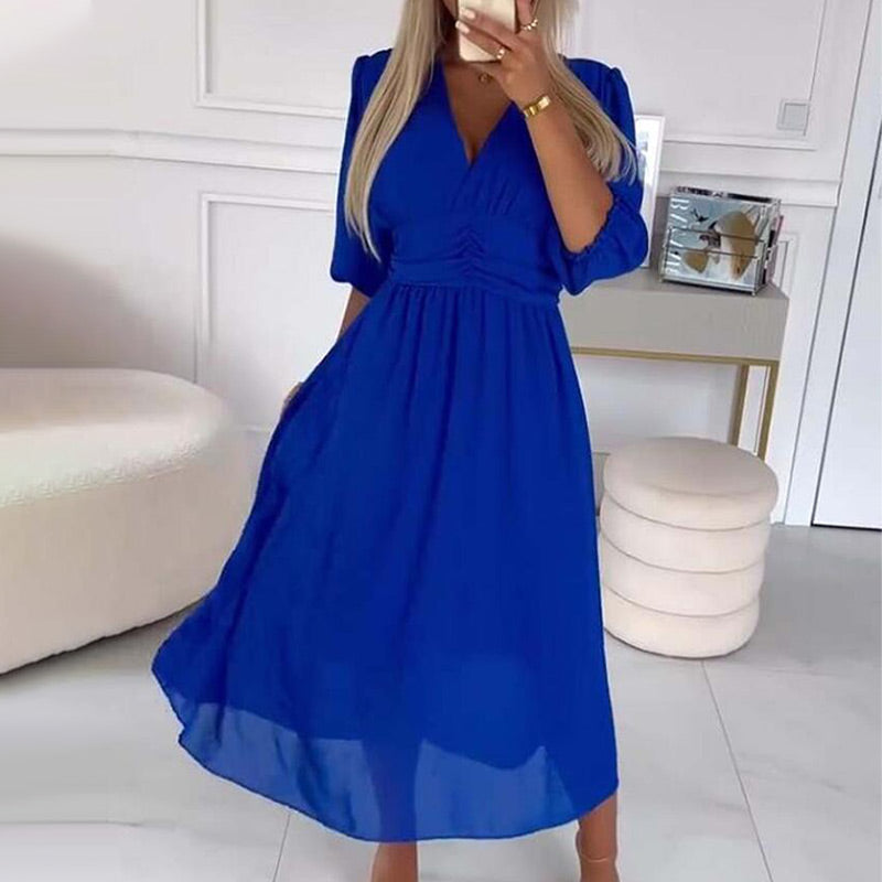Leonie™ | Leichtes Chiffon-Sommerkleid MOKKAKAI