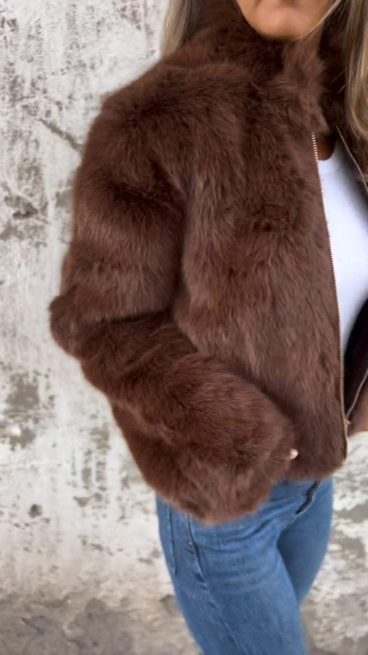 Sarah - Faux Fur Jacket MOKKAKAI