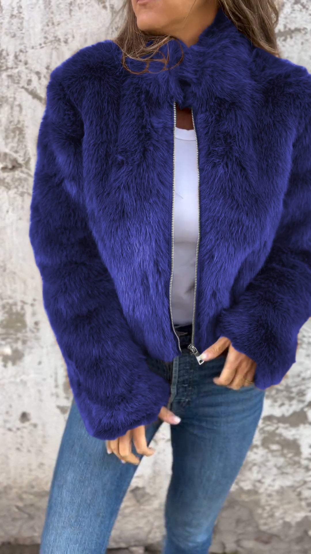 Sarah - Faux Fur Jacket MOKKAKAI