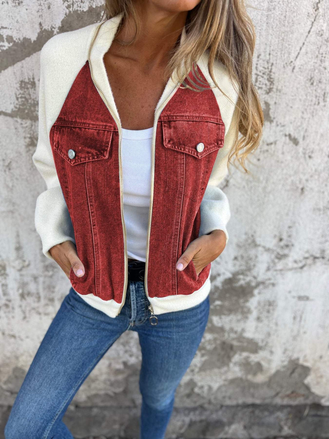 Oliva | Jacke mit Jeansstoff MOKKAKAI