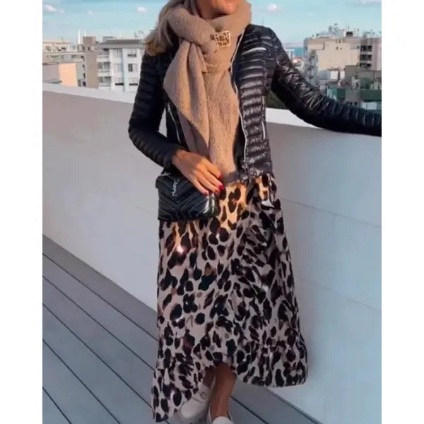 Lisandra™ | Kleid mit V-Ausschnitt MOKKAKAI