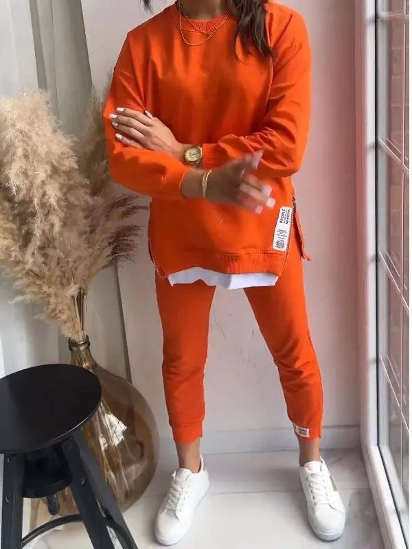 Agatta - Bequemes Sweatshirt- und Hosenset für Damen MOKKAKAI