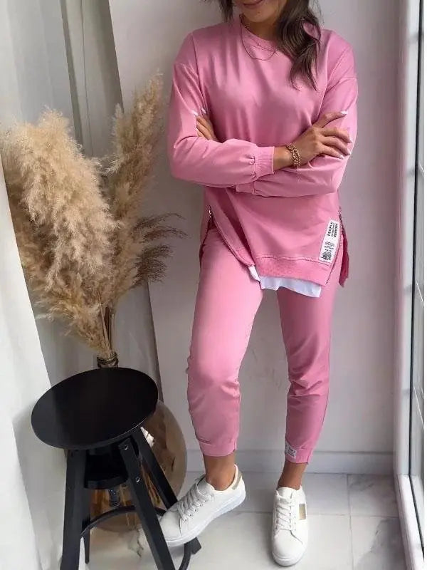 Agatta - Bequemes Sweatshirt- und Hosenset für Damen MOKKAKAI