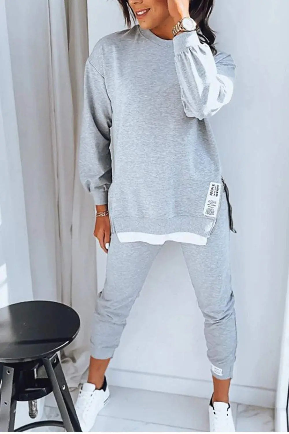 Agatta - Bequemes Sweatshirt- und Hosenset für Damen MOKKAKAI