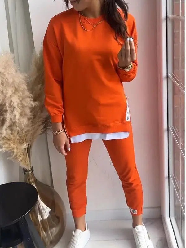 Agatta - Bequemes Sweatshirt- und Hosenset für Damen MOKKAKAI