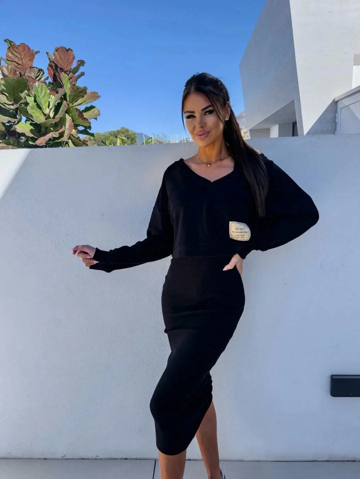 Sabrina™ | 2-teiliges Set (Sweatshirt und Kleid) MOKKAKAI