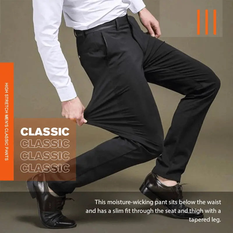 Lorens-  Klassische Herrenhose mit guter Elastizität MOKKAKAI