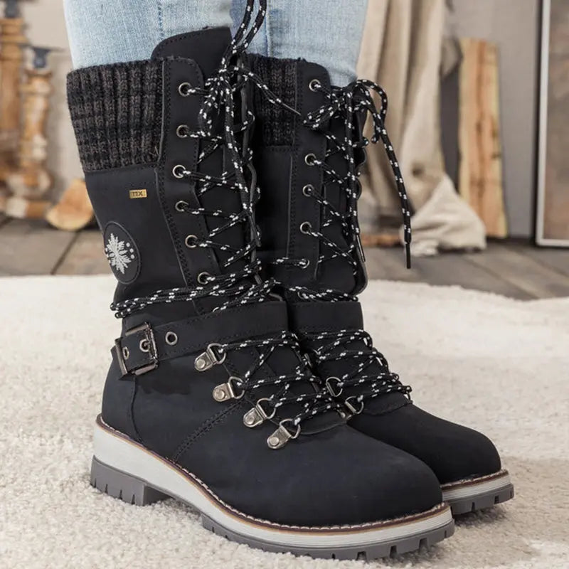 Alicia - Wasserdichte Knie-Schneestiefel für Damen MOKKAKAI
