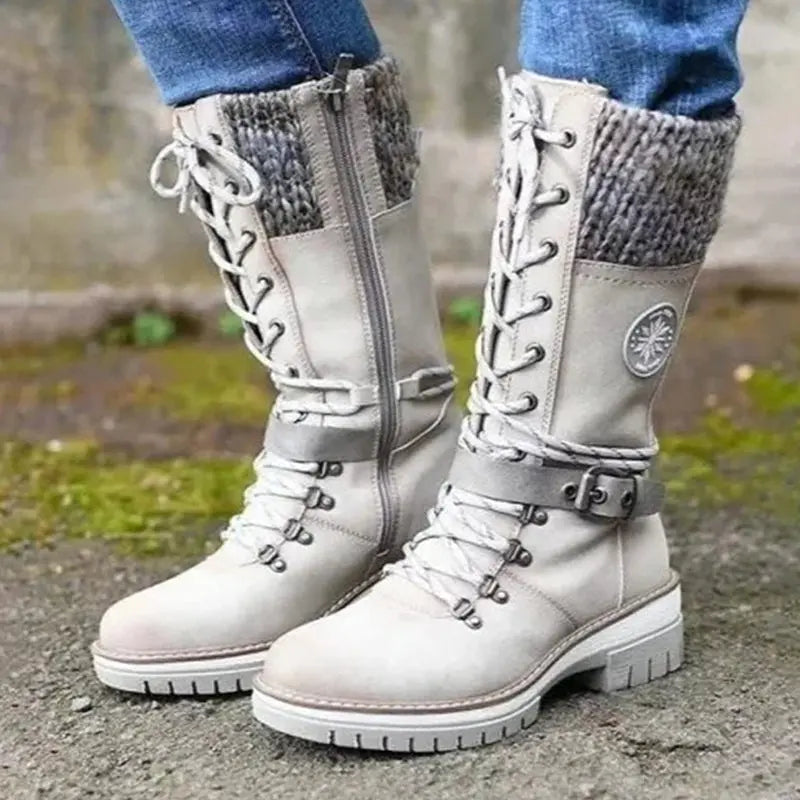 Alicia - Wasserdichte Knie-Schneestiefel für Damen MOKKAKAI