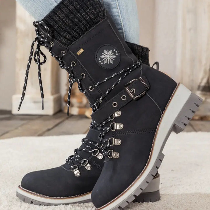 Alicia - Wasserdichte Knie-Schneestiefel für Damen MOKKAKAI